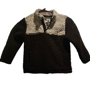 Cozy Black and Gray Kids Jacket